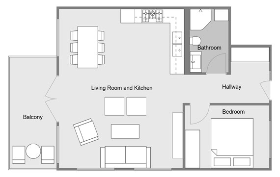 Boreal Cottage floorplan